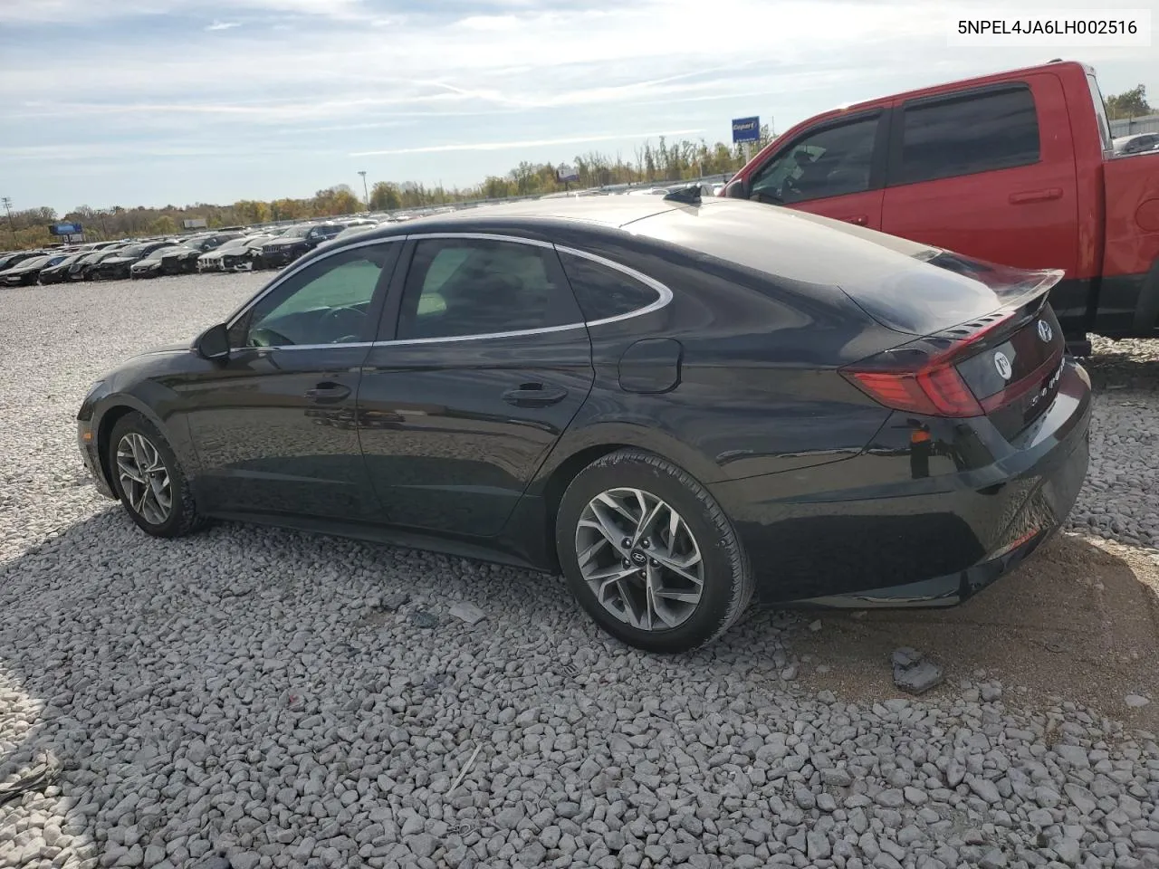 2020 Hyundai Sonata Sel VIN: 5NPEL4JA6LH002516 Lot: 75238794