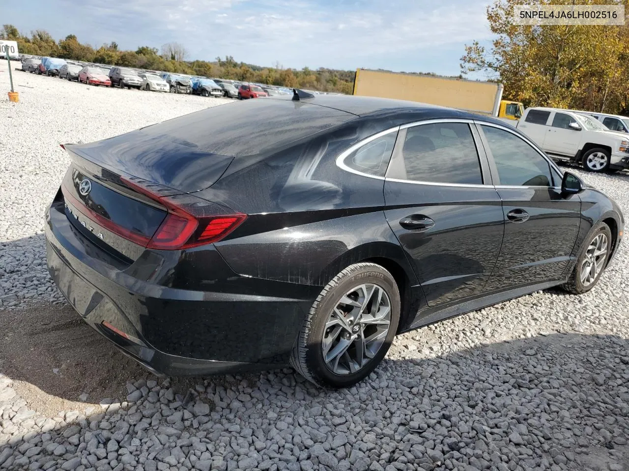 2020 Hyundai Sonata Sel VIN: 5NPEL4JA6LH002516 Lot: 75238794