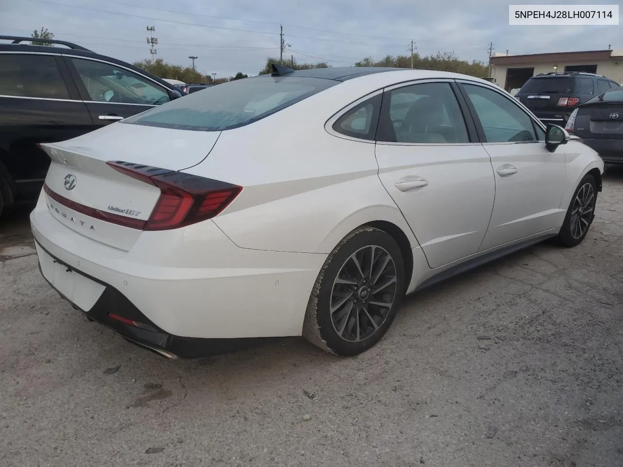 2020 Hyundai Sonata Limited VIN: 5NPEH4J28LH007114 Lot: 75706894