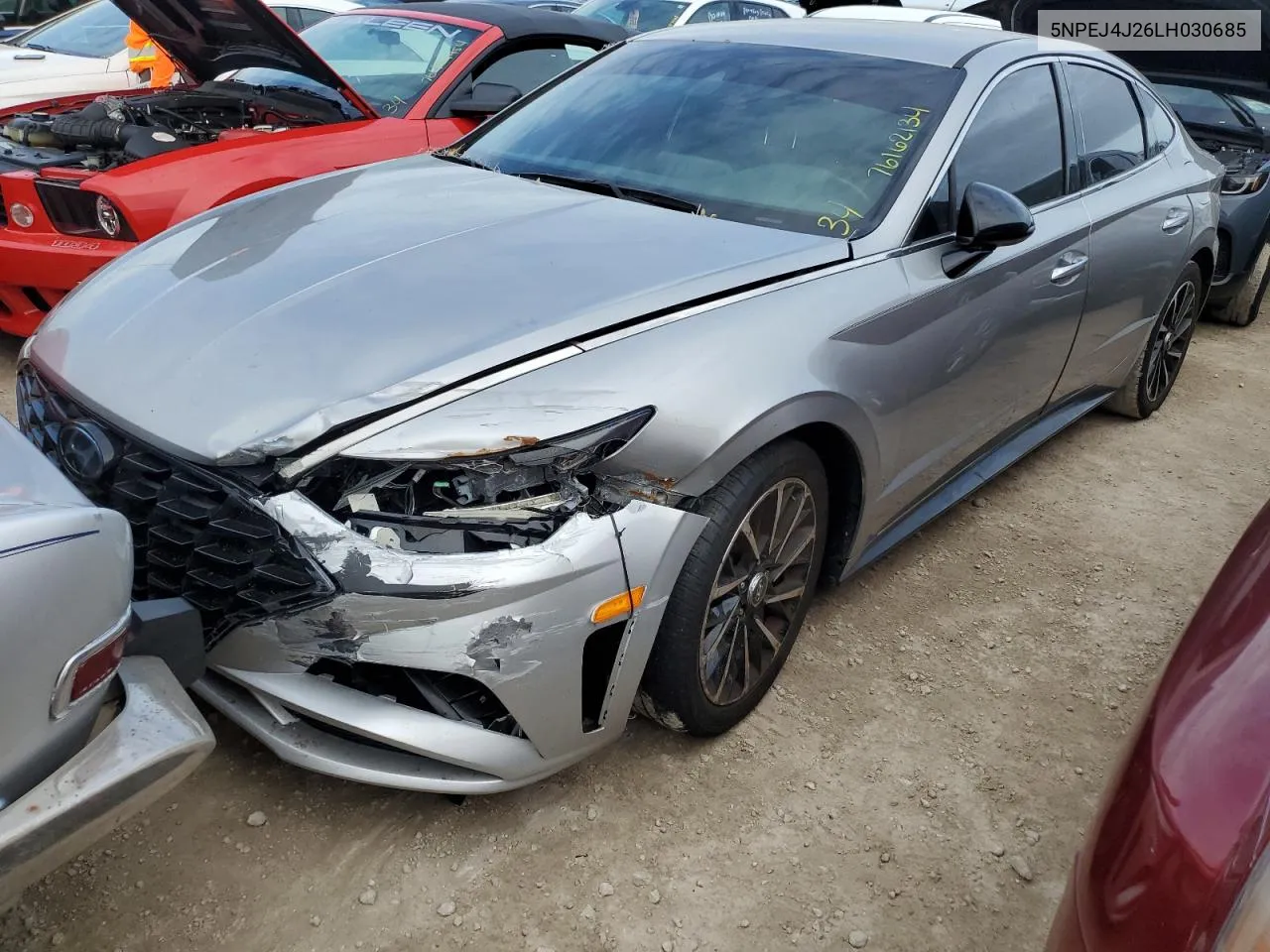 2020 Hyundai Sonata Sel Plus VIN: 5NPEJ4J26LH030685 Lot: 76162134