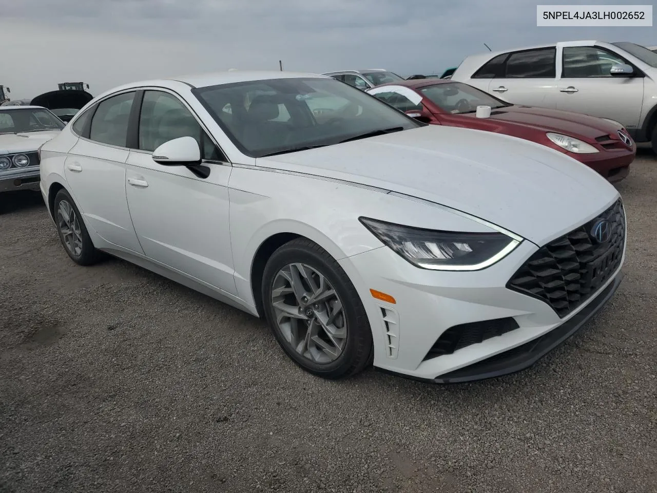 2020 Hyundai Sonata Sel VIN: 5NPEL4JA3LH002652 Lot: 76631234