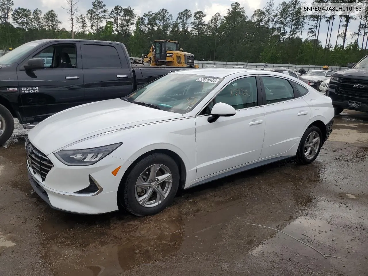 2020 Hyundai Sonata Se VIN: 5NPEG4JA8LH010153 Lot: 76821944