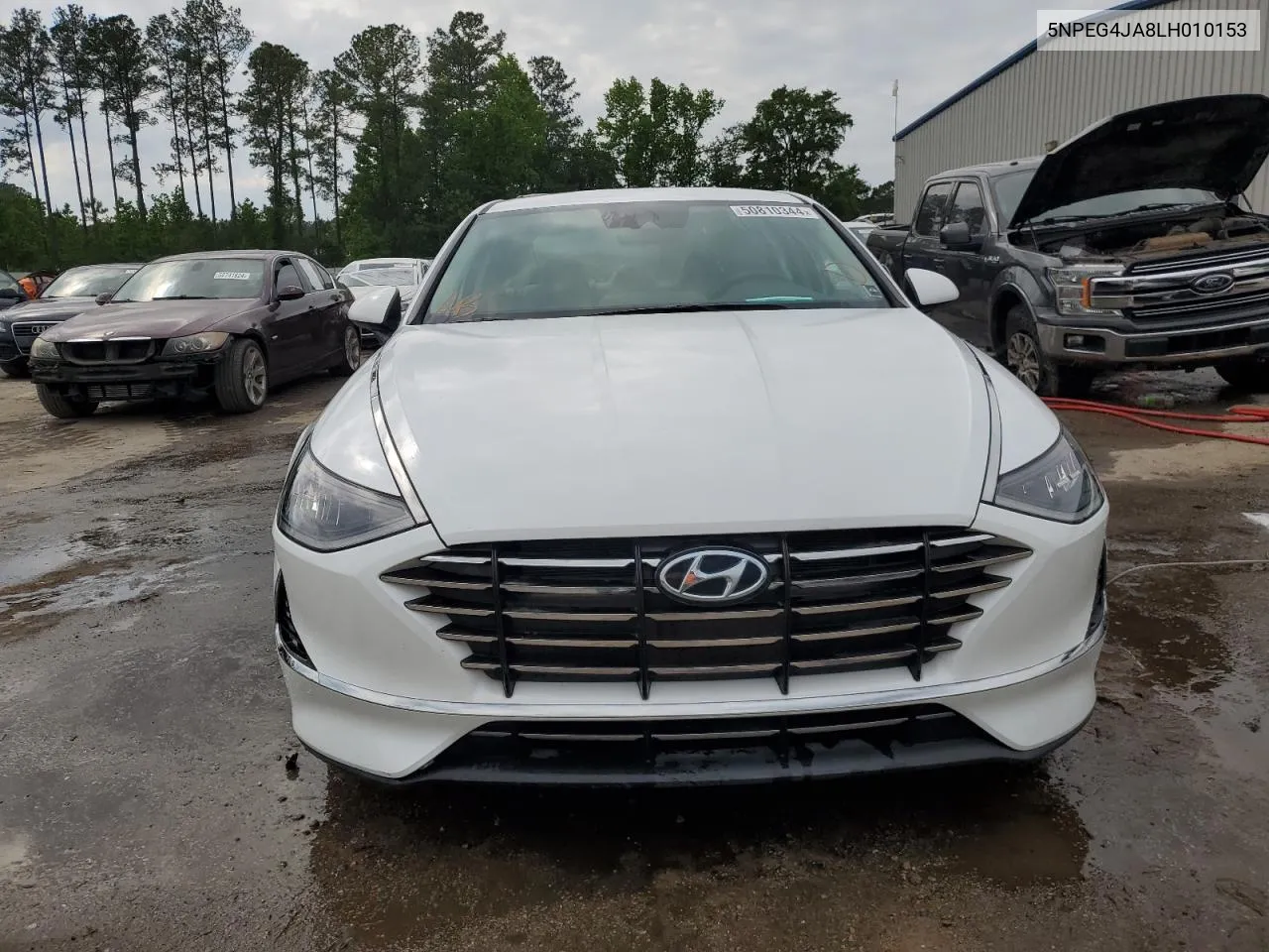 2020 Hyundai Sonata Se VIN: 5NPEG4JA8LH010153 Lot: 76821944