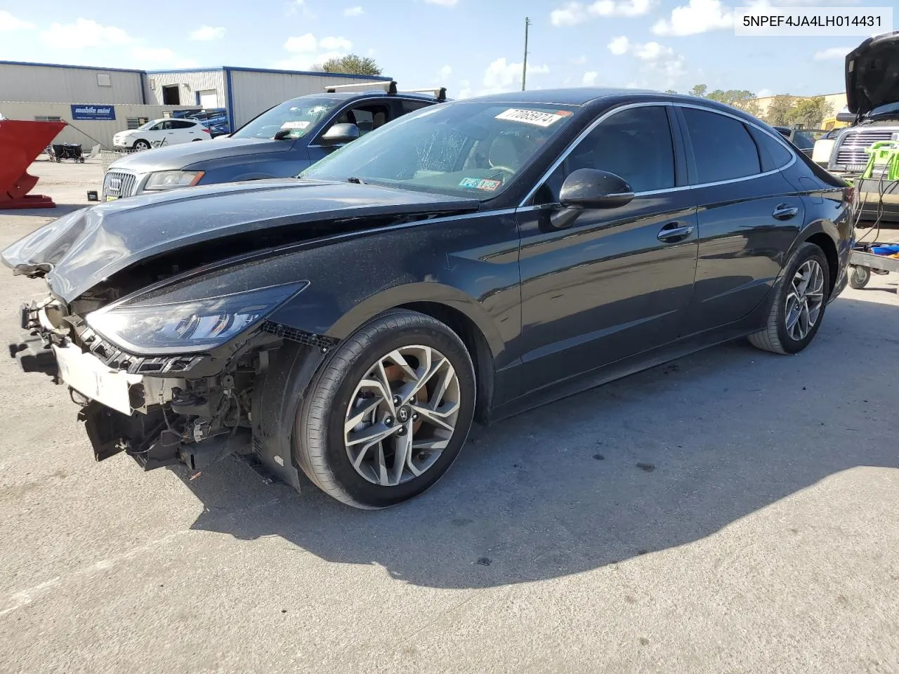 2020 Hyundai Sonata Sel VIN: 5NPEF4JA4LH014431 Lot: 77065974