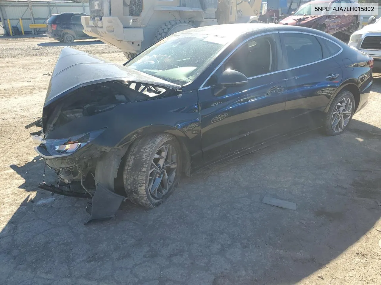 2020 Hyundai Sonata Sel VIN: 5NPEF4JA7LH015802 Lot: 77372624