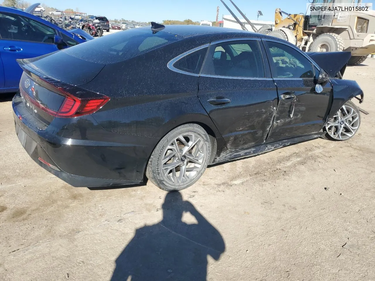 2020 Hyundai Sonata Sel VIN: 5NPEF4JA7LH015802 Lot: 77372624