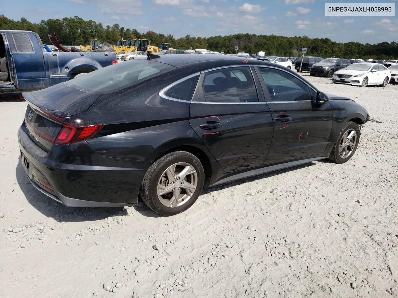 2020 Hyundai Sonata Se VIN: 5NPEG4JAXLH058995 Lot: 77409254