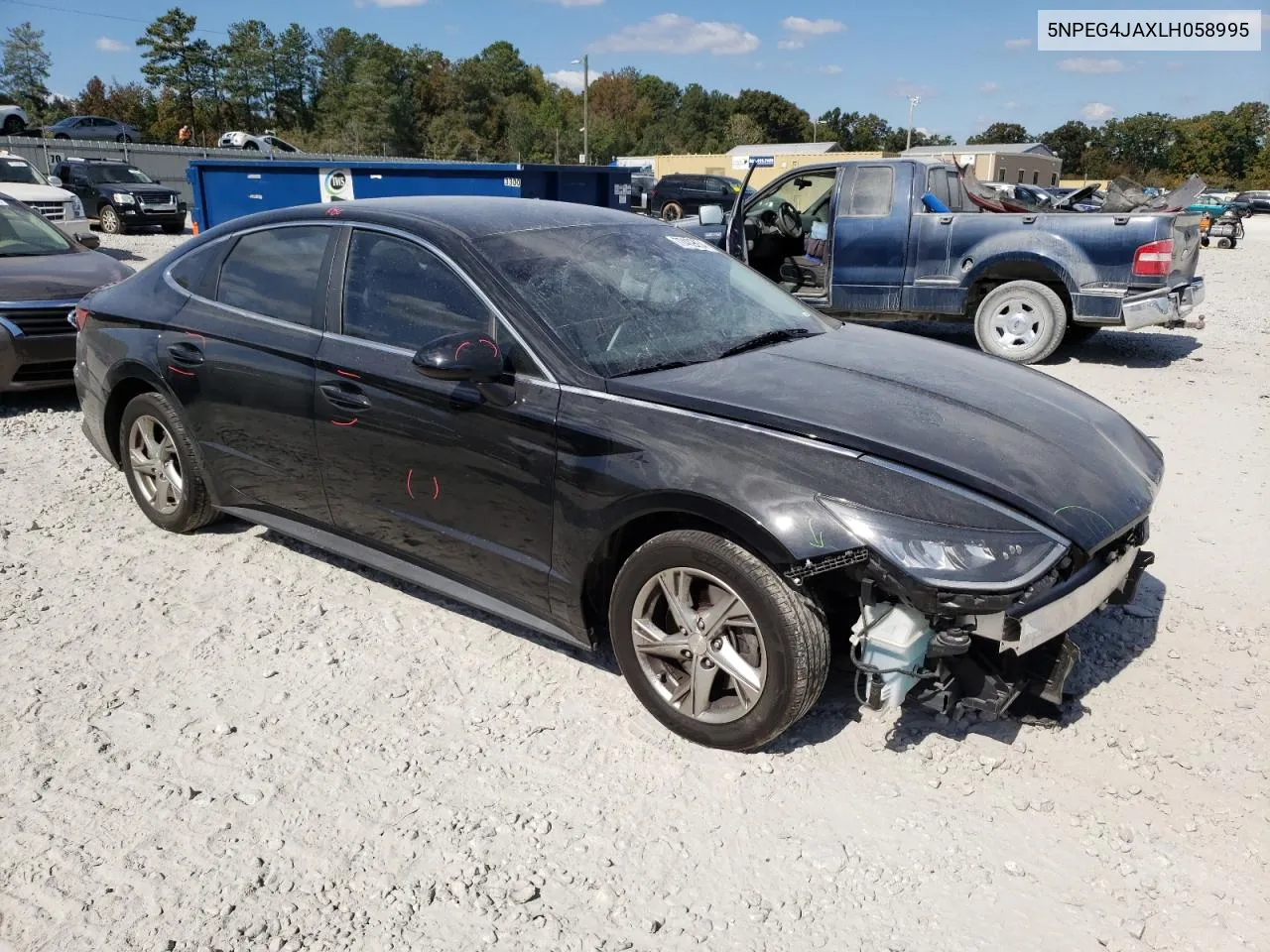 2020 Hyundai Sonata Se VIN: 5NPEG4JAXLH058995 Lot: 77409254