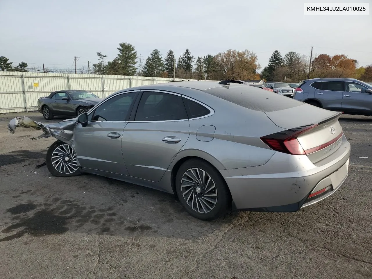 2020 Hyundai Sonata Hybrid VIN: KMHL34JJ2LA010025 Lot: 77657214