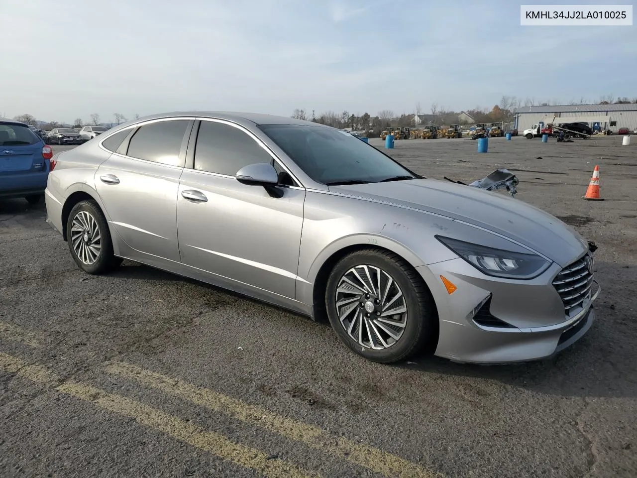 2020 Hyundai Sonata Hybrid VIN: KMHL34JJ2LA010025 Lot: 77657214