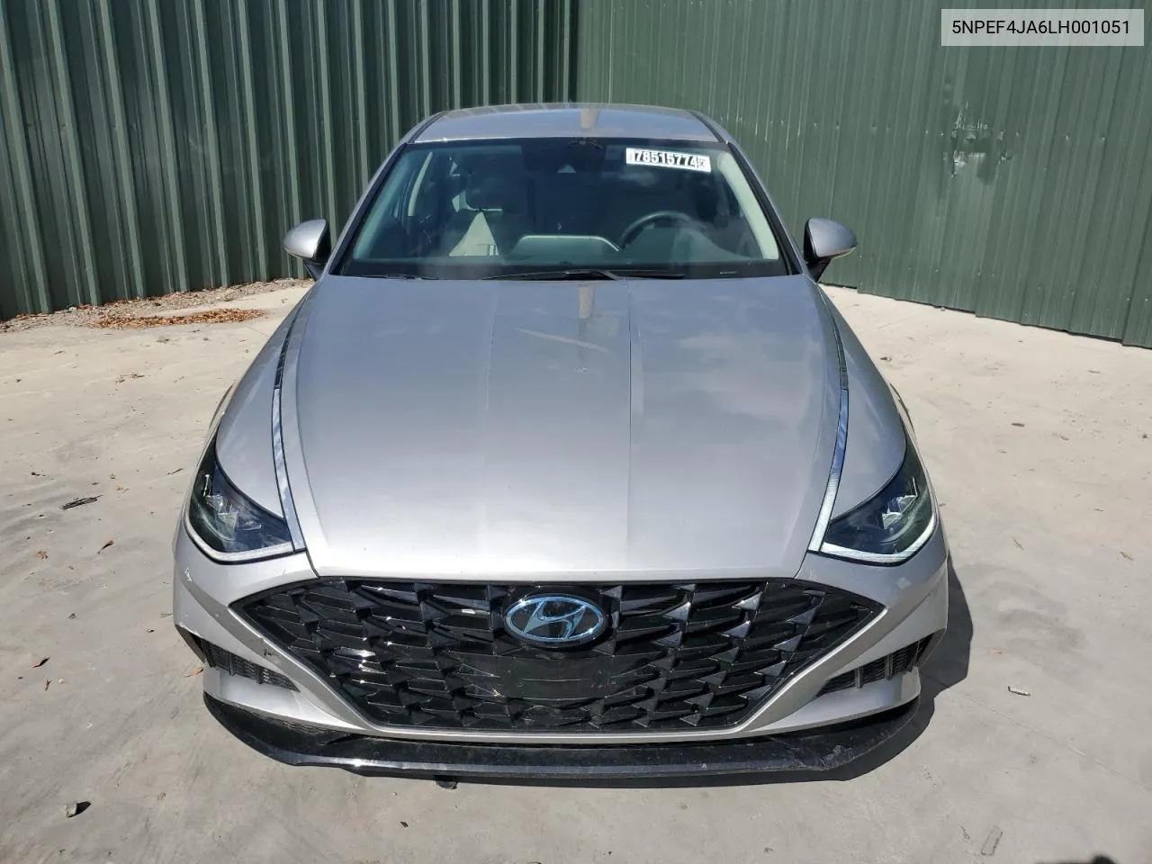 2020 Hyundai Sonata Sel VIN: 5NPEF4JA6LH001051 Lot: 78515774