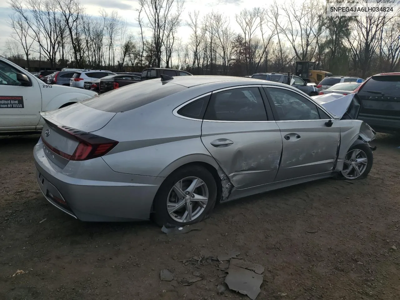 2020 Hyundai Sonata Se VIN: 5NPEG4JA6LH034824 Lot: 78621674