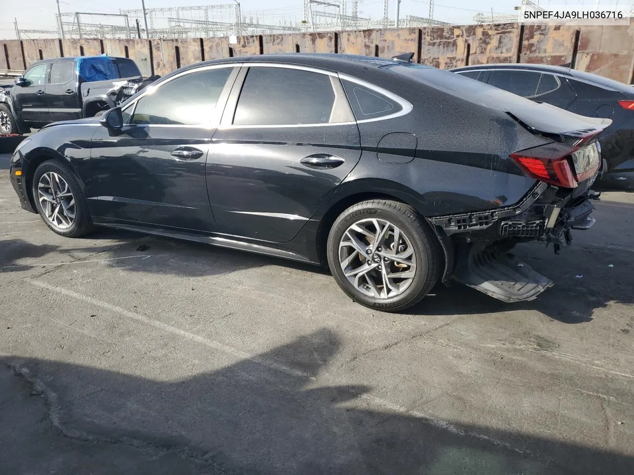 2020 Hyundai Sonata Sel VIN: 5NPEF4JA9LH036716 Lot: 78878374