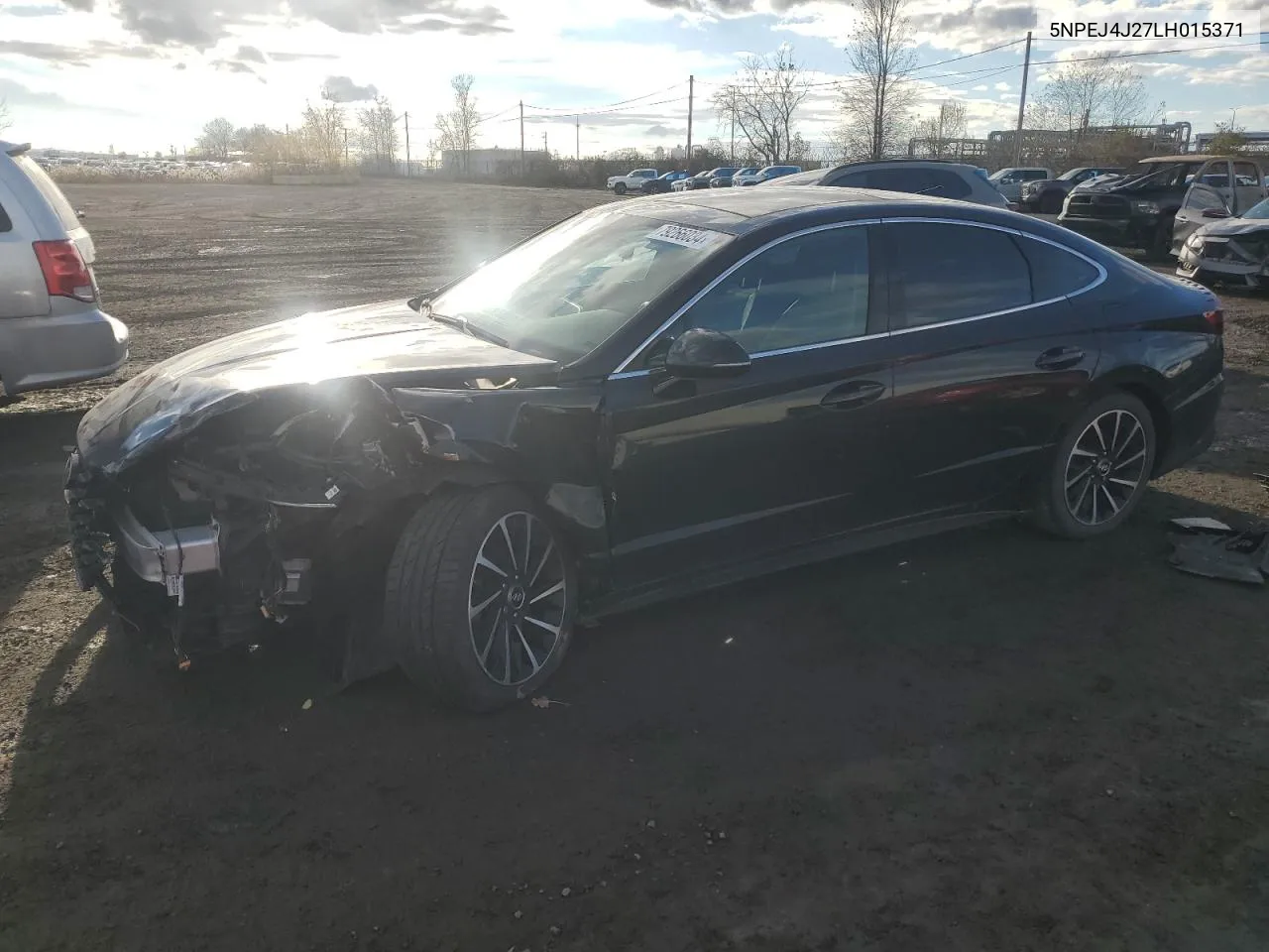 2020 Hyundai Sonata Sel Plus VIN: 5NPEJ4J27LH015371 Lot: 79266034