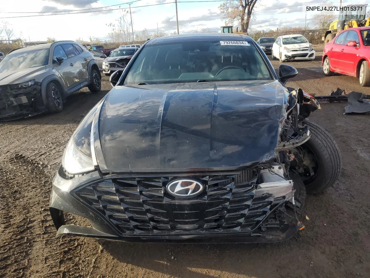 2020 Hyundai Sonata Sel Plus VIN: 5NPEJ4J27LH015371 Lot: 79266034