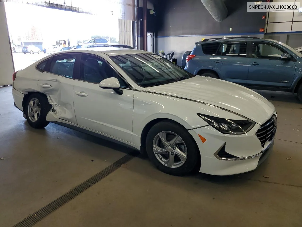 2020 Hyundai Sonata Se VIN: 5NPEG4JAXLH033000 Lot: 79455524