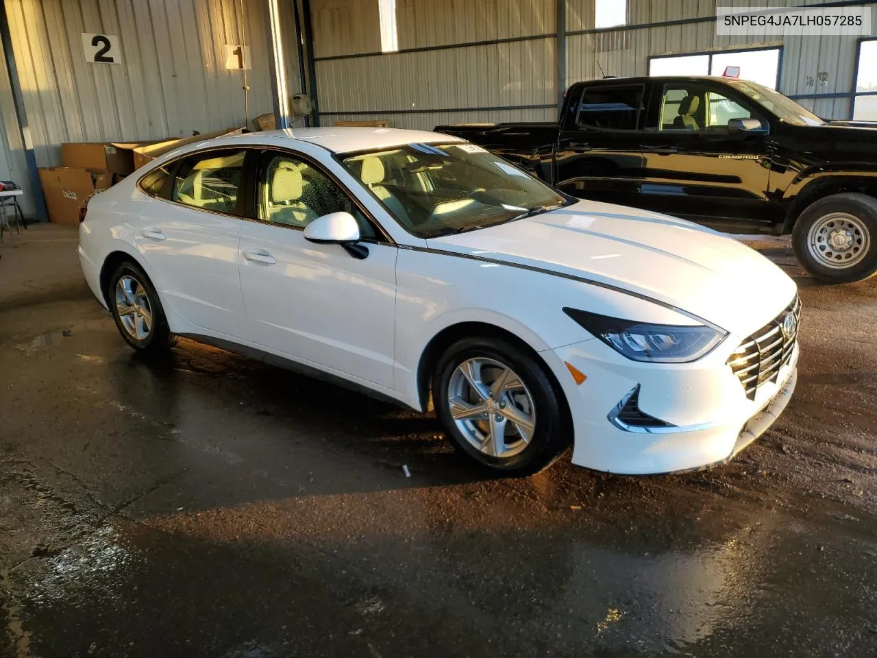 2020 Hyundai Sonata Se VIN: 5NPEG4JA7LH057285 Lot: 80013474