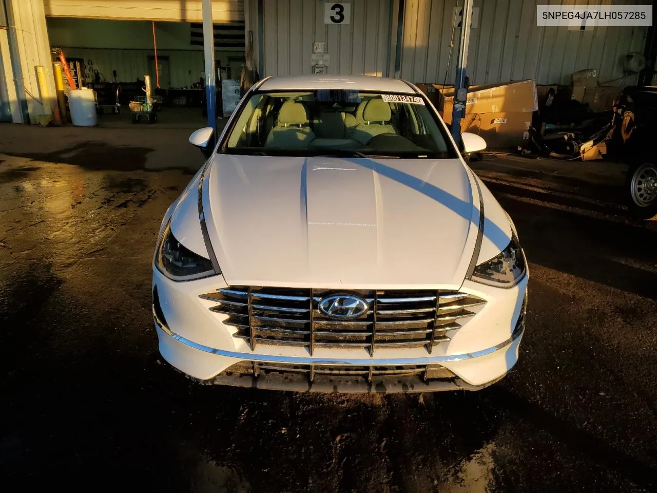 2020 Hyundai Sonata Se VIN: 5NPEG4JA7LH057285 Lot: 80013474