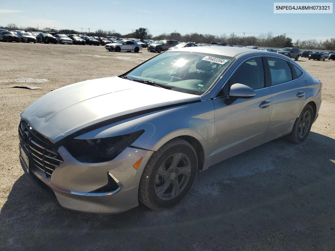 2021 Hyundai Sonata Se VIN: 5NPEG4JA8MH073321 Lot: 39402204