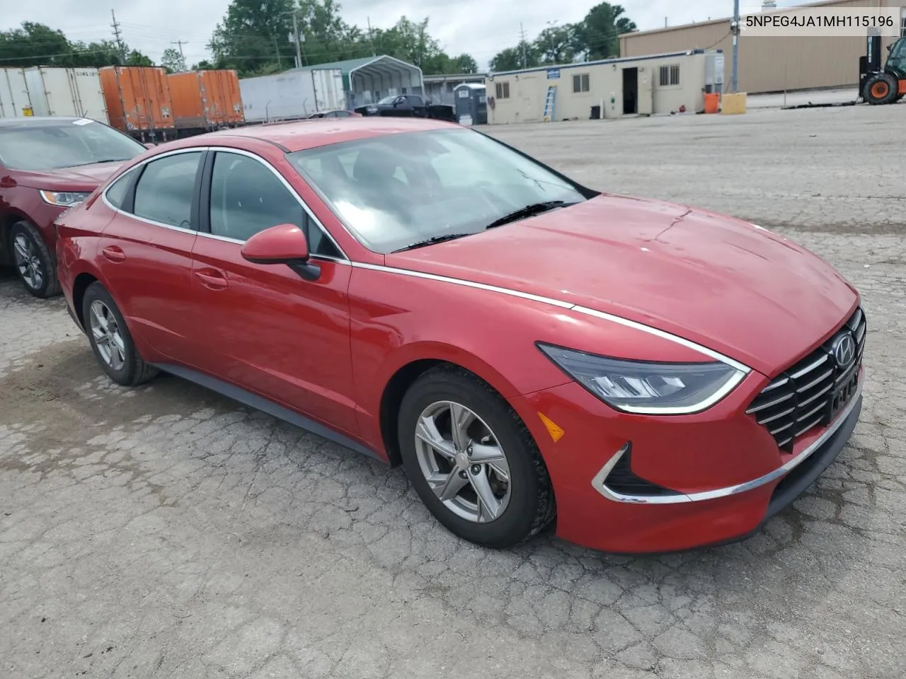 2021 Hyundai Sonata Se VIN: 5NPEG4JA1MH115196 Lot: 53391814