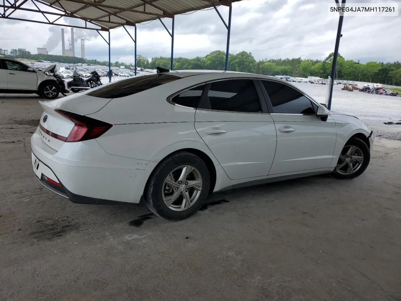 2021 Hyundai Sonata Se VIN: 5NPEG4JA7MH117261 Lot: 54684584