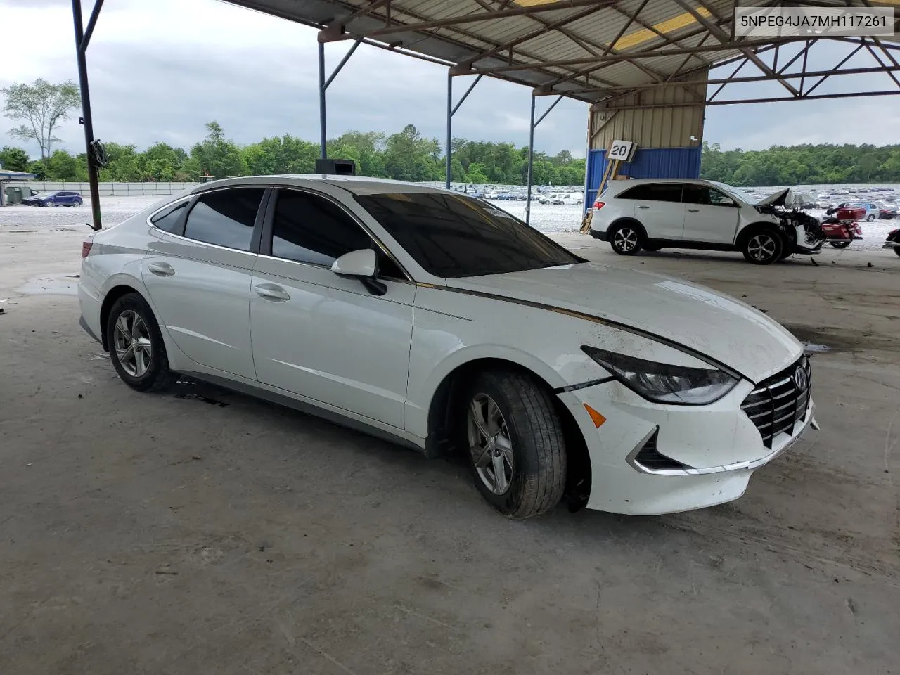 5NPEG4JA7MH117261 2021 Hyundai Sonata Se