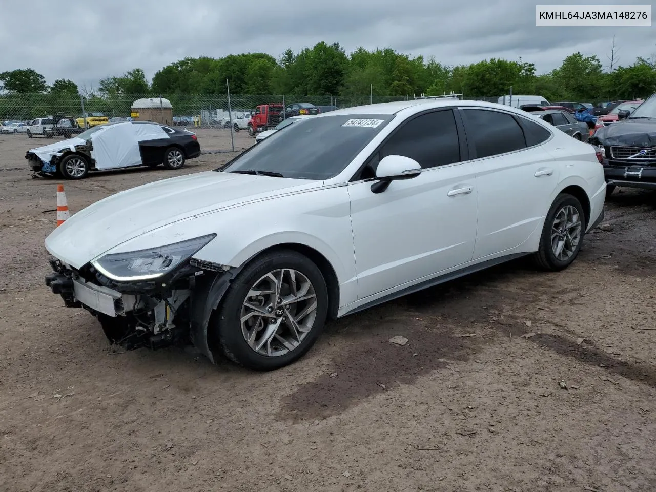 2021 Hyundai Sonata Sel VIN: KMHL64JA3MA148276 Lot: 54747734