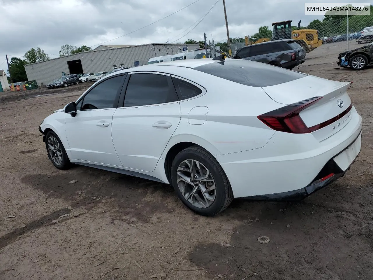 2021 Hyundai Sonata Sel VIN: KMHL64JA3MA148276 Lot: 54747734