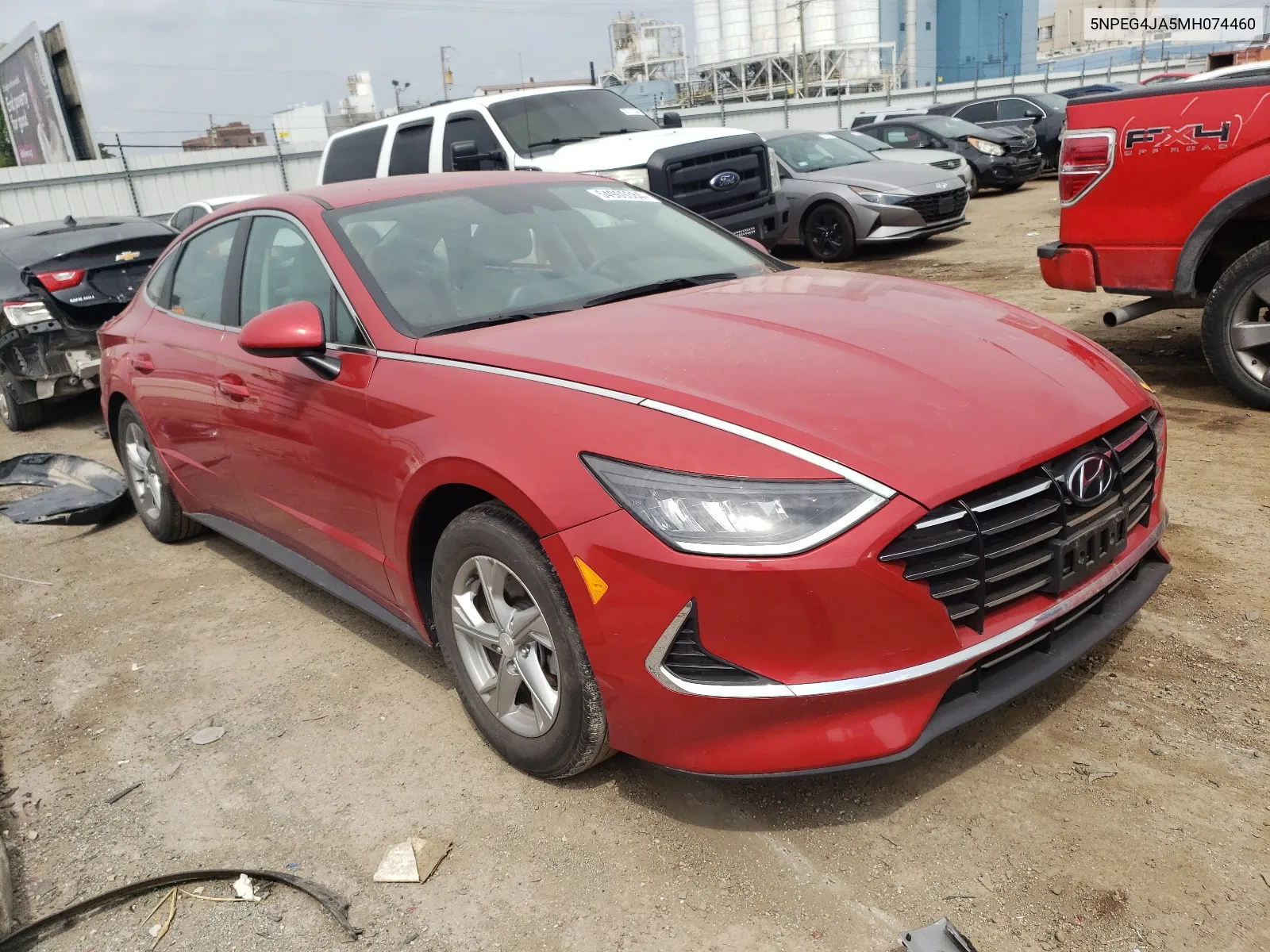 5NPEG4JA5MH074460 2021 Hyundai Sonata Se