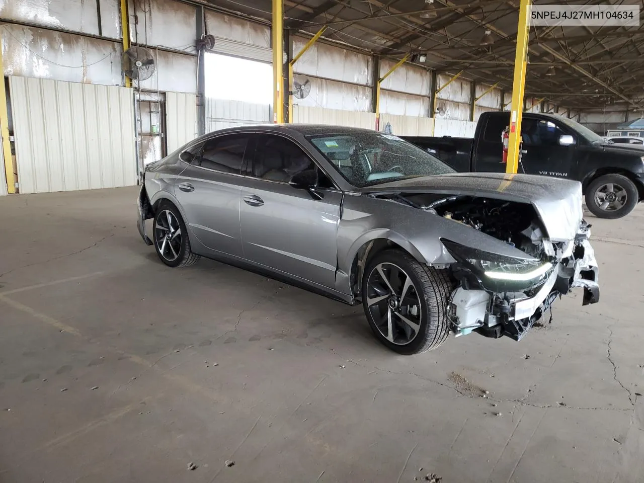 5NPEJ4J27MH104634 2021 Hyundai Sonata Sel Plus