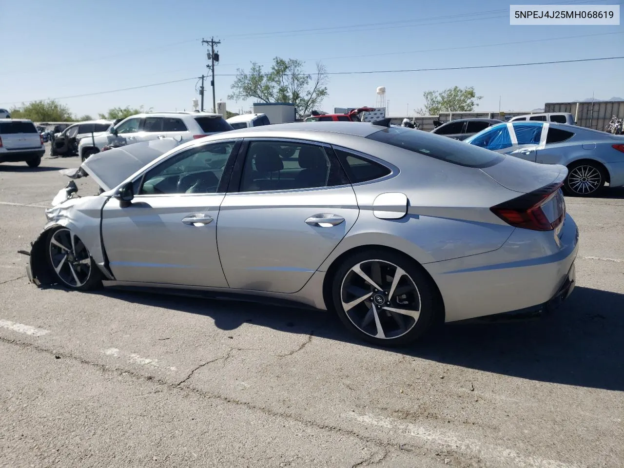 5NPEJ4J25MH068619 2021 Hyundai Sonata Sel Plus