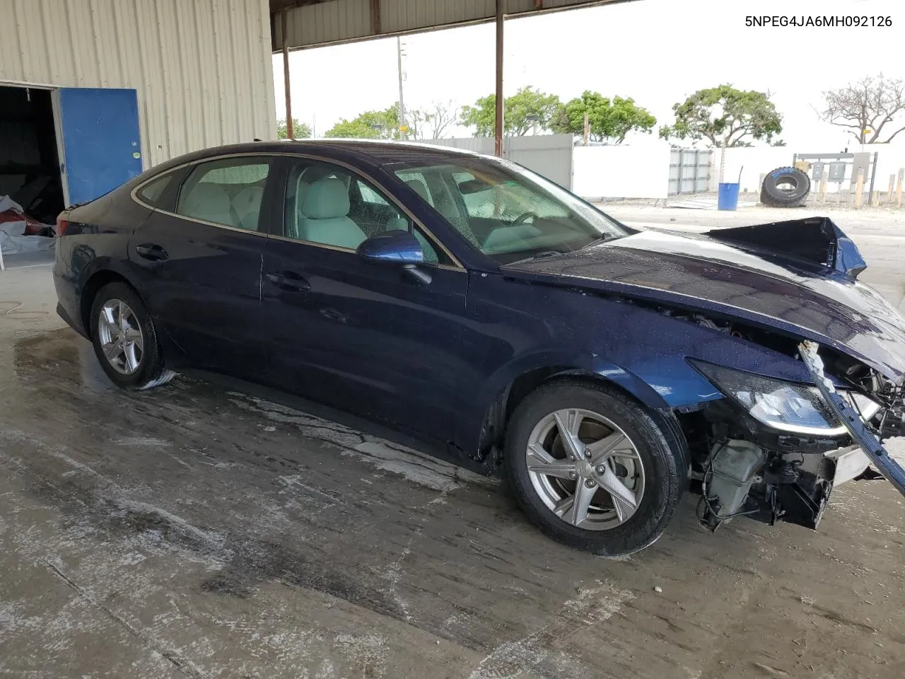 2021 Hyundai Sonata Se VIN: 5NPEG4JA6MH092126 Lot: 58930734