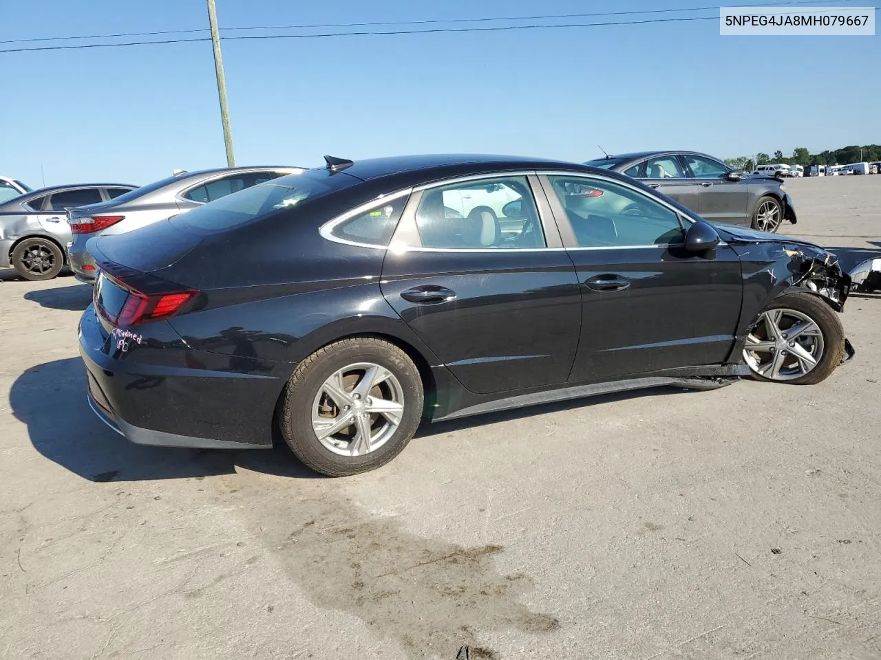 2021 Hyundai Sonata Se VIN: 5NPEG4JA8MH079667 Lot: 60044574