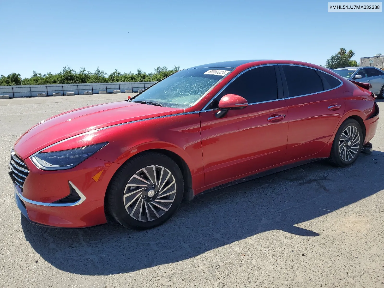 2021 Hyundai Sonata Hybrid VIN: KMHL54JJ7MA032338 Lot: 60068804