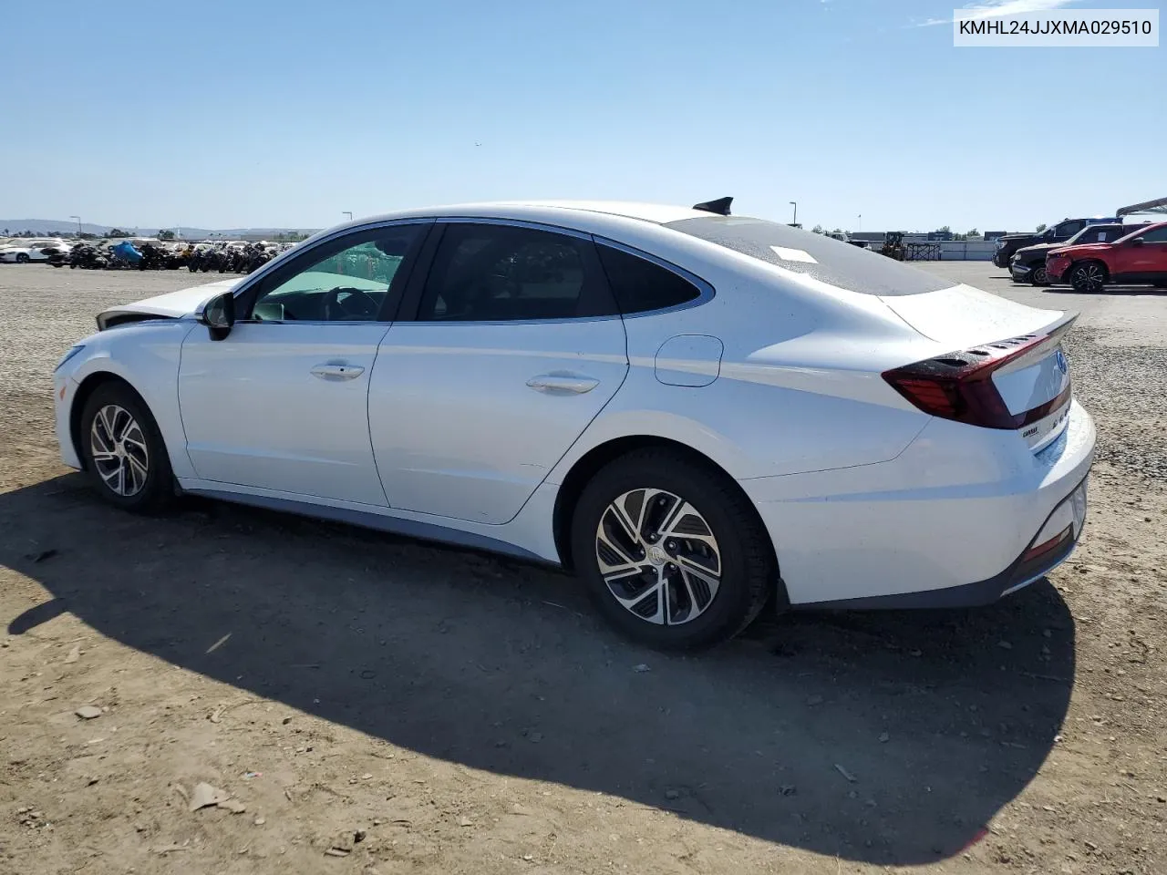 2021 Hyundai Sonata Hybrid VIN: KMHL24JJXMA029510 Lot: 60479264