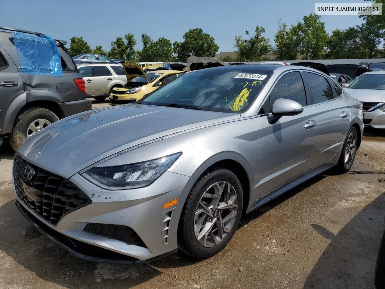 2021 Hyundai Sonata Sel VIN: 5NPEF4JA0MH094151 Lot: 62522314