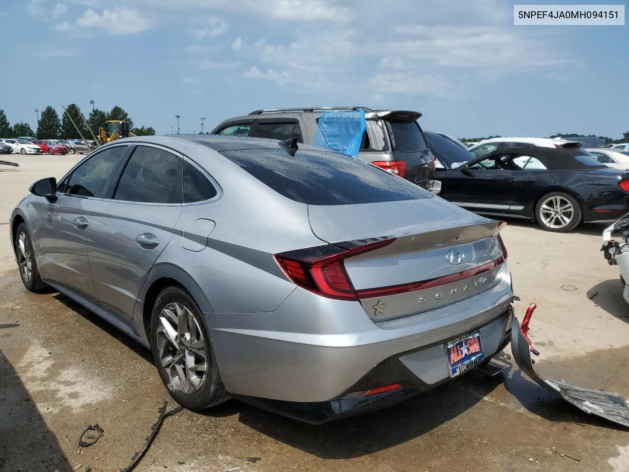 2021 Hyundai Sonata Sel VIN: 5NPEF4JA0MH094151 Lot: 62522314