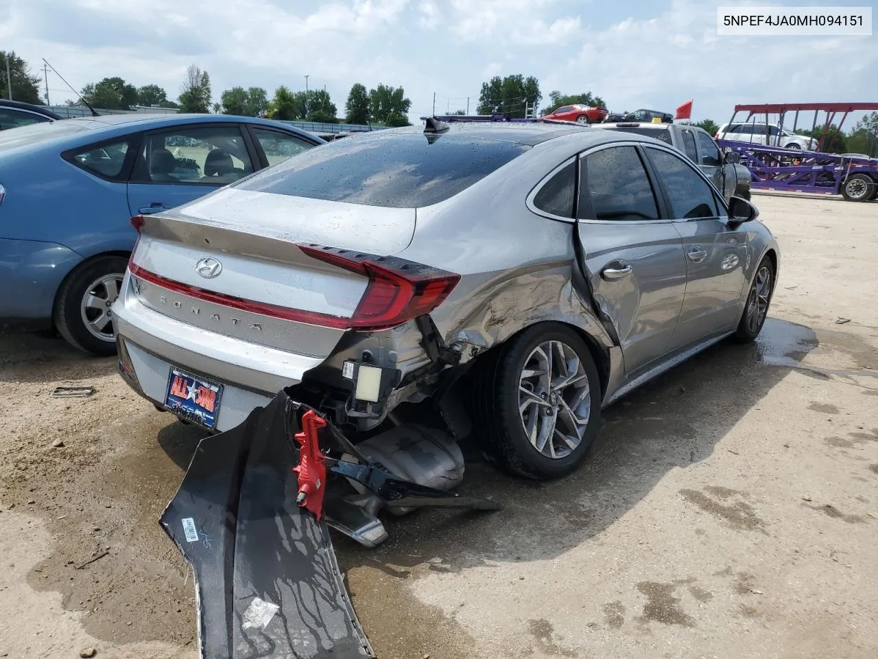 2021 Hyundai Sonata Sel VIN: 5NPEF4JA0MH094151 Lot: 62522314