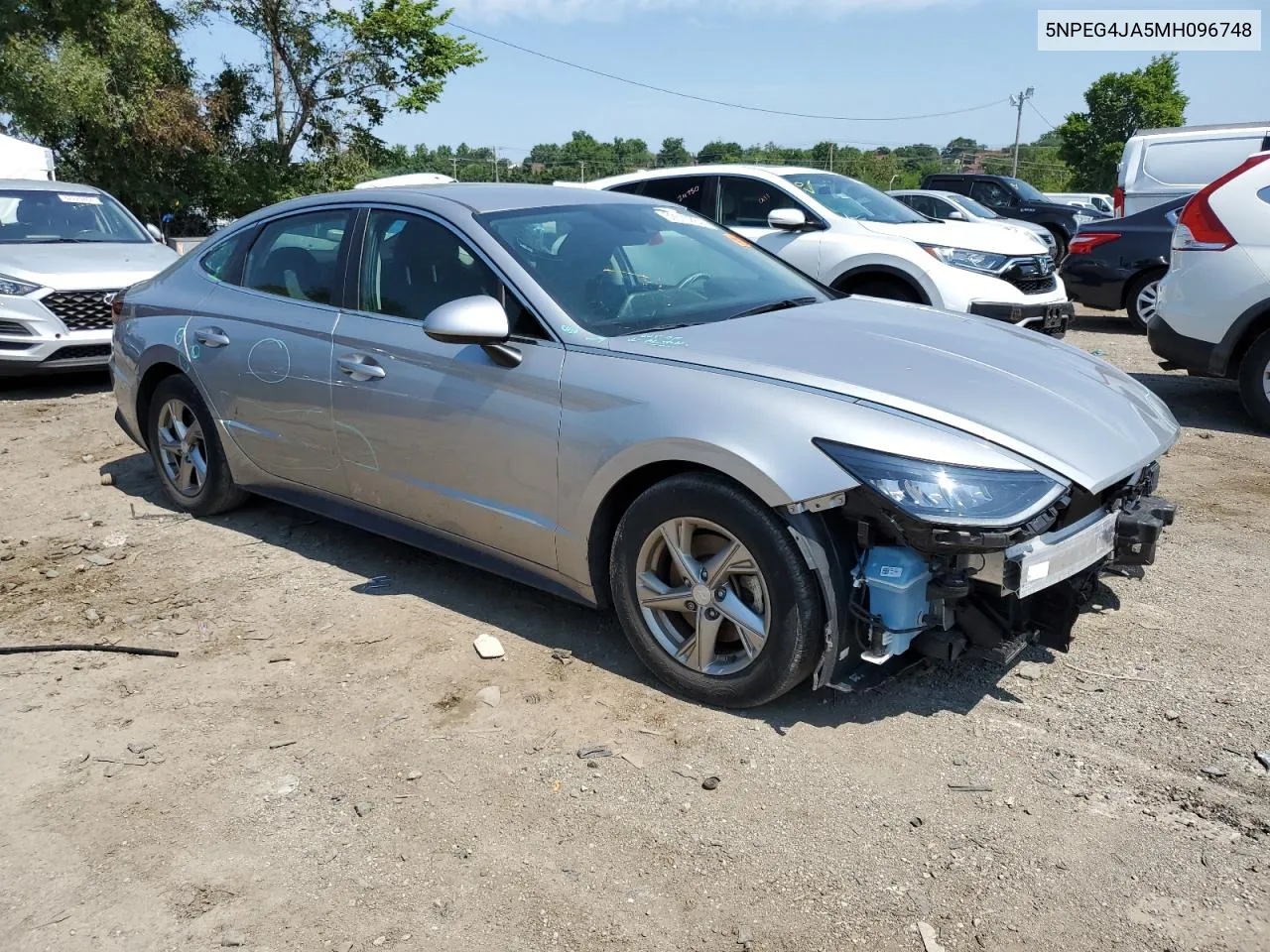 2021 Hyundai Sonata Se VIN: 5NPEG4JA5MH096748 Lot: 62675984