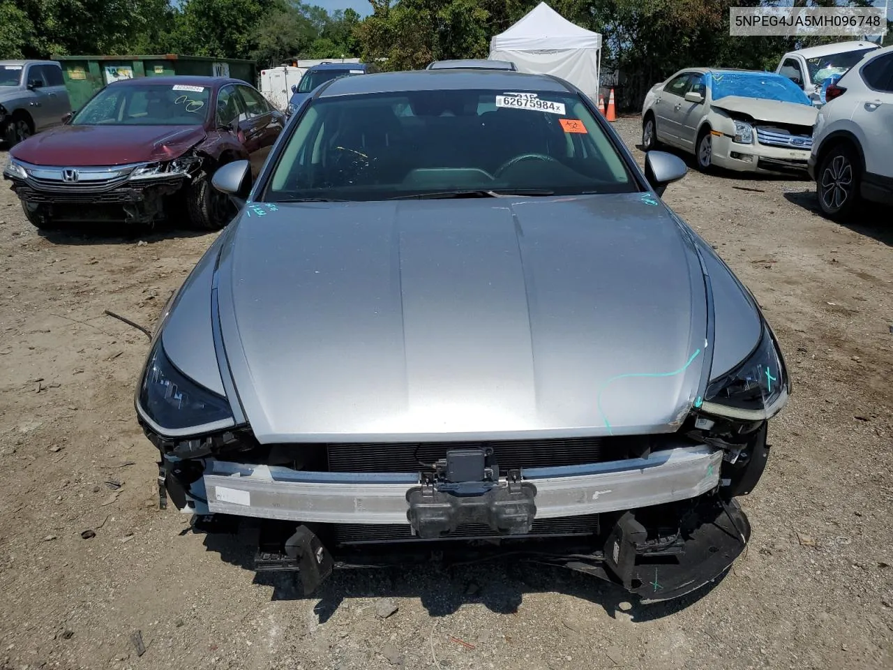 5NPEG4JA5MH096748 2021 Hyundai Sonata Se