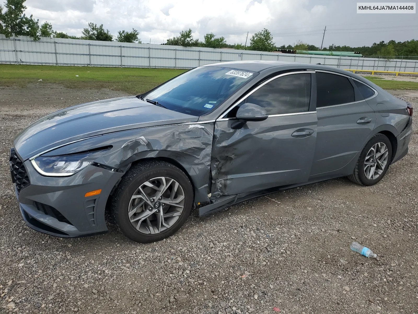 2021 Hyundai Sonata Sel VIN: KMHL64JA7MA144408 Lot: 63397624