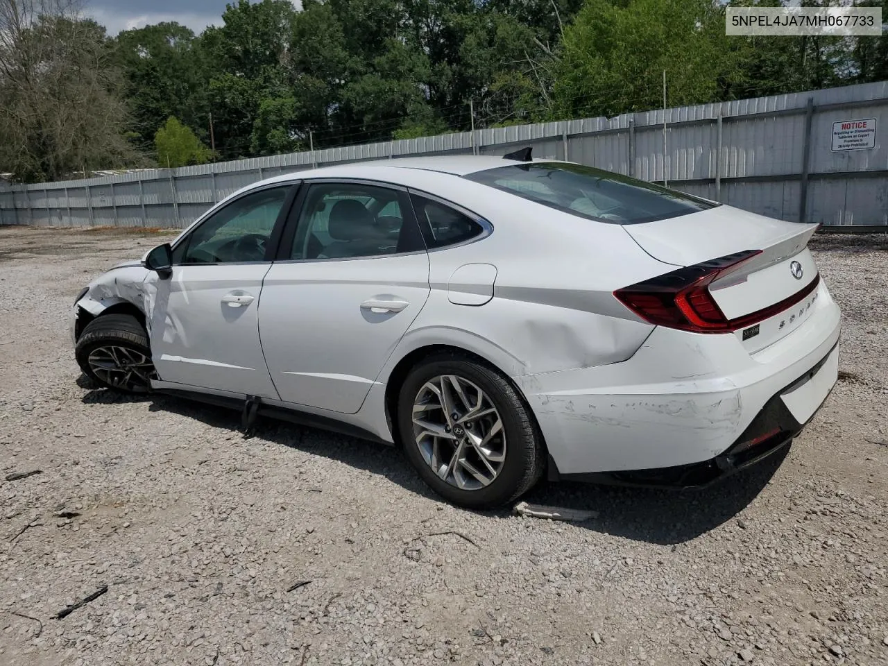 2021 Hyundai Sonata Sel VIN: 5NPEL4JA7MH067733 Lot: 63713454