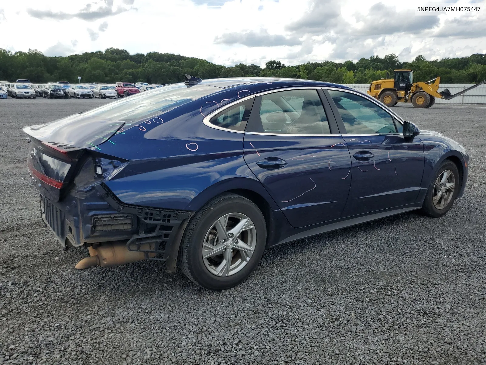 2021 Hyundai Sonata Se VIN: 5NPEG4JA7MH075447 Lot: 64220804