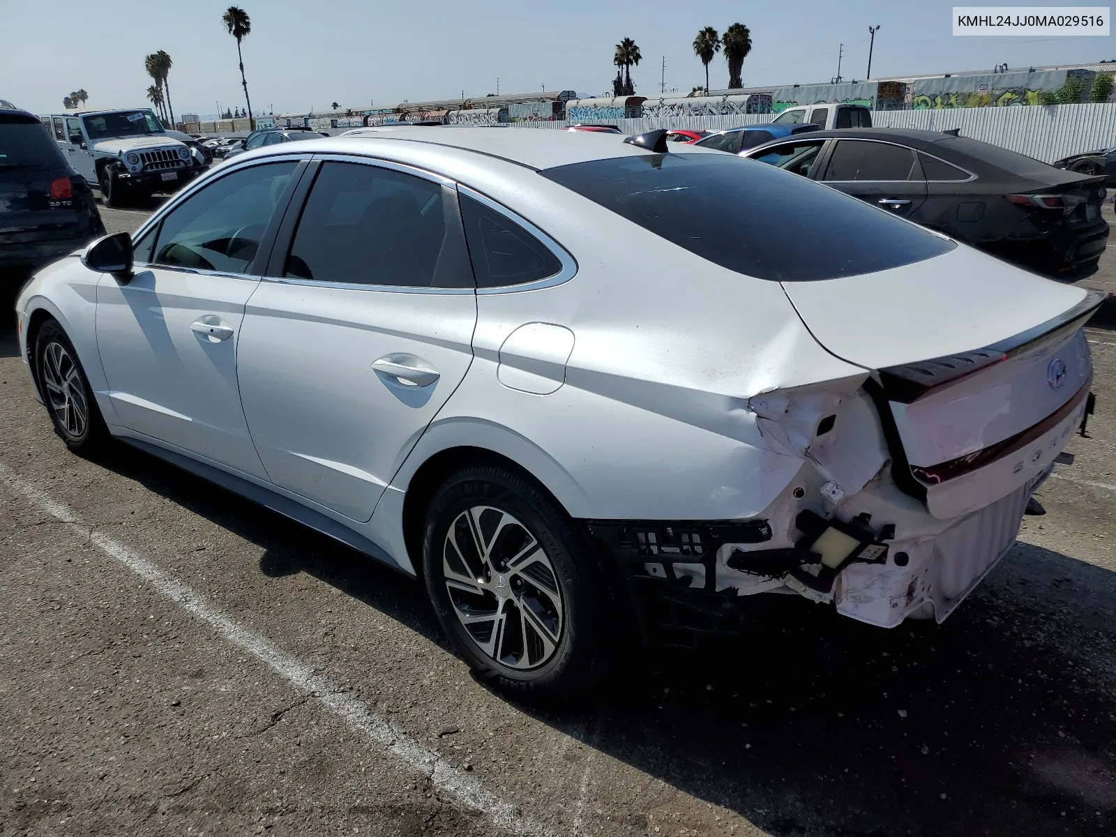 KMHL24JJ0MA029516 2021 Hyundai Sonata Hybrid