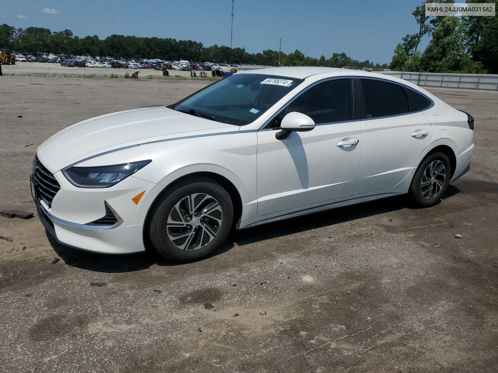 KMHL24JJ0MA031542 2021 Hyundai Sonata Hybrid