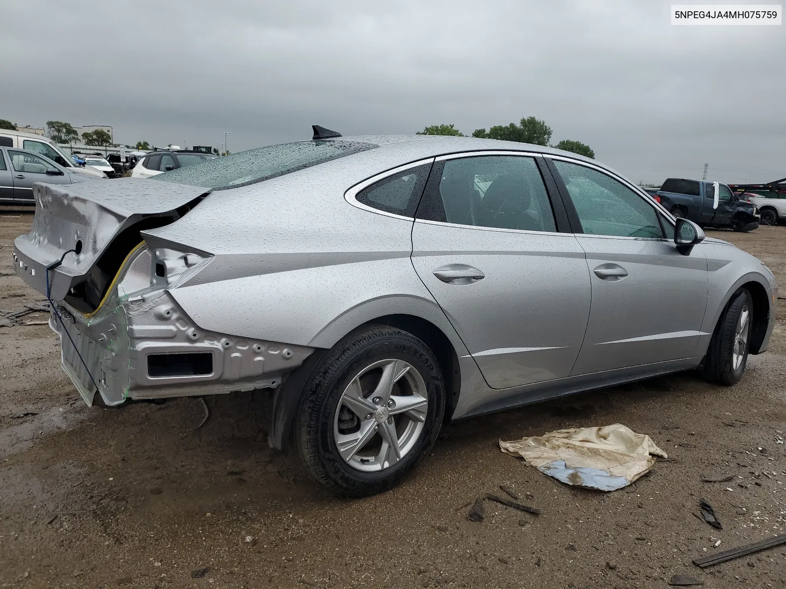 2021 Hyundai Sonata Se VIN: 5NPEG4JA4MH075759 Lot: 64862294