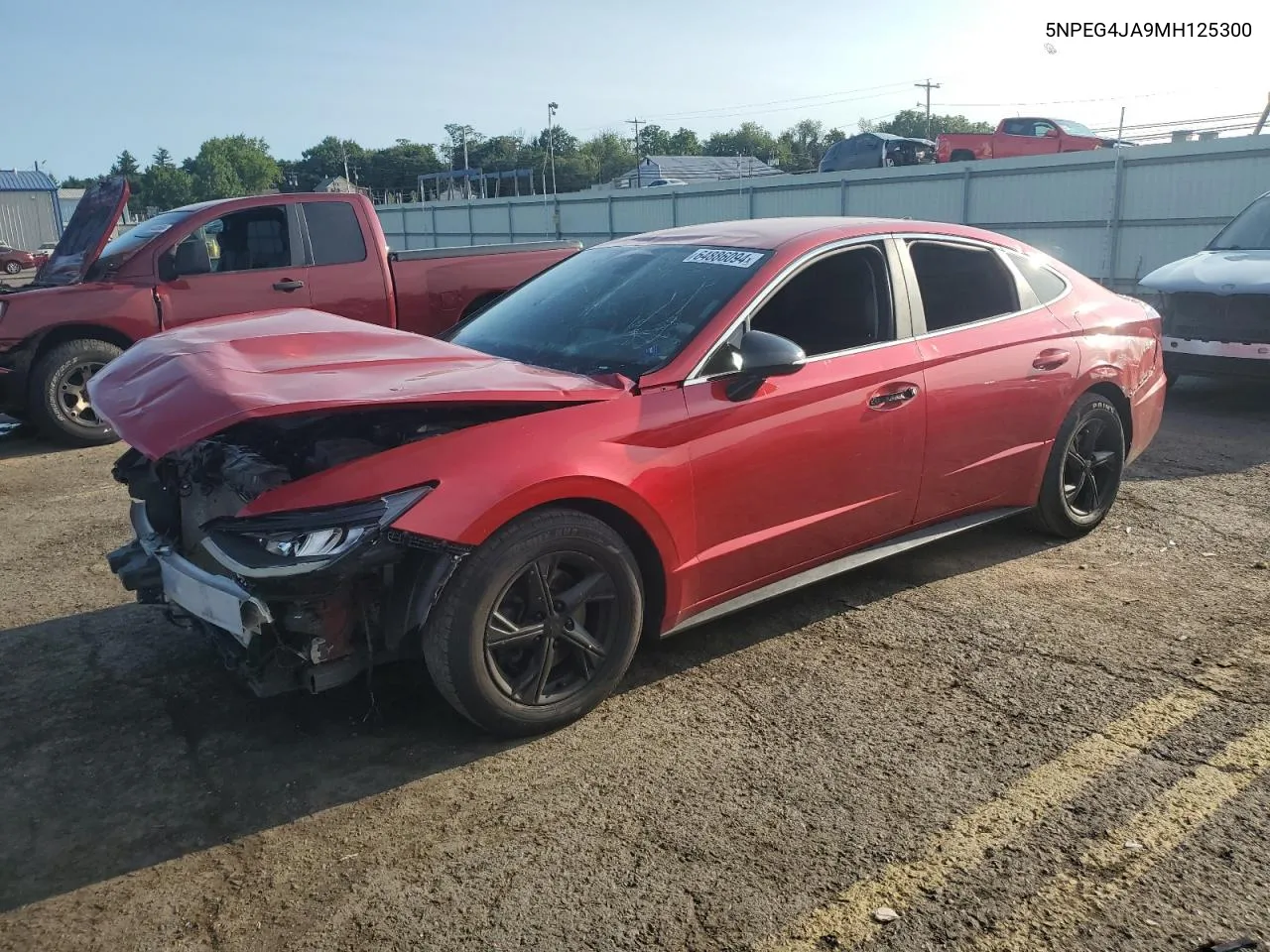 2021 Hyundai Sonata Se VIN: 5NPEG4JA9MH125300 Lot: 64886094