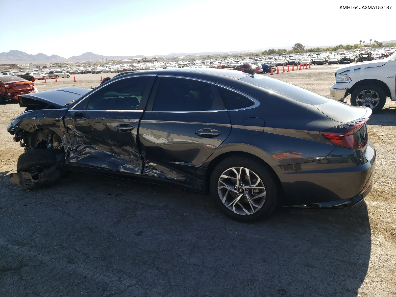 2021 Hyundai Sonata Sel VIN: KMHL64JA3MA153137 Lot: 65215154