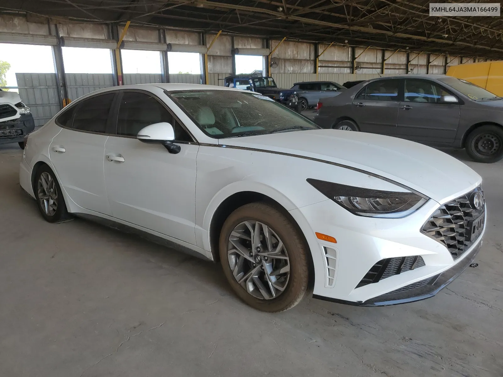 2021 Hyundai Sonata Sel VIN: KMHL64JA3MA166499 Lot: 65910144