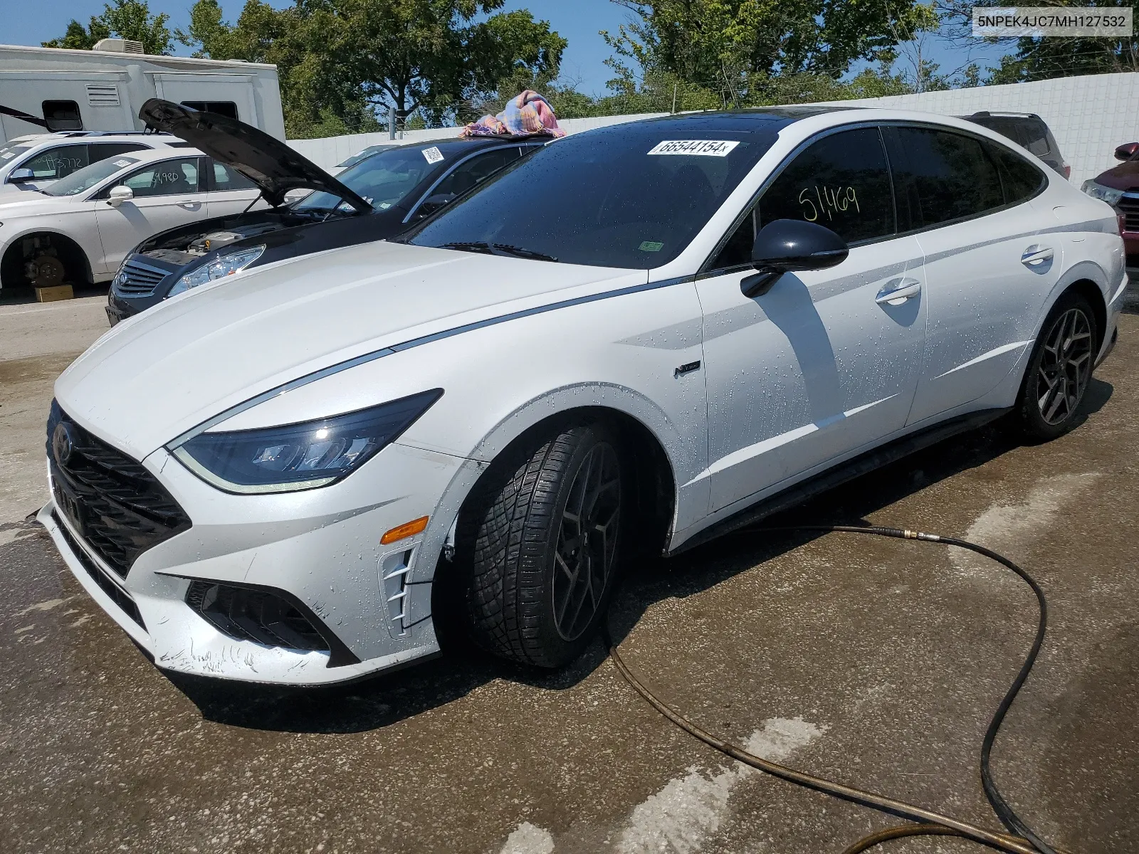 2021 Hyundai Sonata N Line VIN: 5NPEK4JC7MH127532 Lot: 66544154